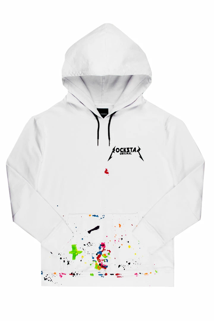Coupon ✨ MENS HOODIES & SWEATSHIRTS Tops SHEFF PAINTER HOODIE-WHITE 😀 1 MENS HOODIES & SWEATSHIRTS Tops SHEFF PAINTER HOODIE-WHITE