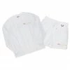 MENS SHORT SETS TURE LONG SLEEVE/SHORT SET-WHITE Track Sets