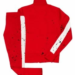 WOMENS TRACK SETS SKULL TRACKSET-RED/WHITE