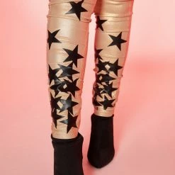 Promo ❤️ WOMENS PANTS STARGIRL PANT-GOLD Best Seller 😍 18 WOMENS PANTS STARGIRL PANT-GOLD Best Seller