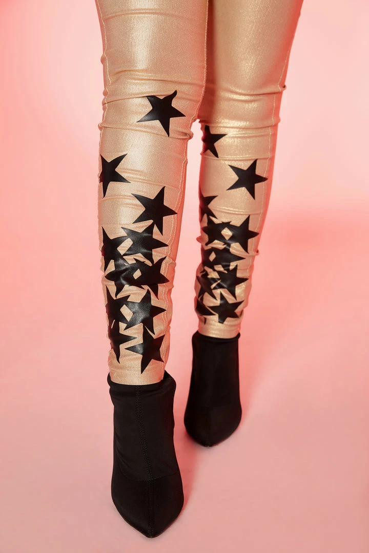 Promo ❤️ WOMENS PANTS STARGIRL PANT-GOLD Best Seller 😍 9 WOMENS PANTS STARGIRL PANT-GOLD Best Seller