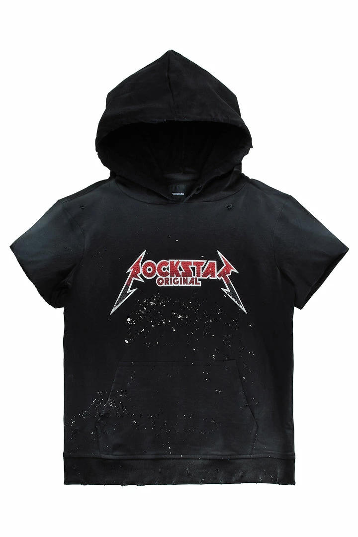 Coupon 😀 MENS HOODIES & SWEATSHIRTS Tops STORMY SHORT SLEEVE HOODIE-BLACK 🥰 1 MENS HOODIES & SWEATSHIRTS Tops STORMY SHORT SLEEVE HOODIE-BLACK