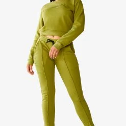 WOMENS TRACK SETS AVIVA JOGGER SET - OLIVE