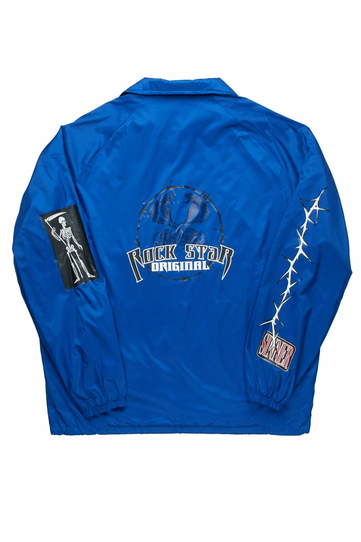 Discount ⭐ MENS JACKETS SYMBA NYLON JACKET-ROYAL BLUE 😀 6 MENS JACKETS SYMBA NYLON JACKET-ROYAL BLUE