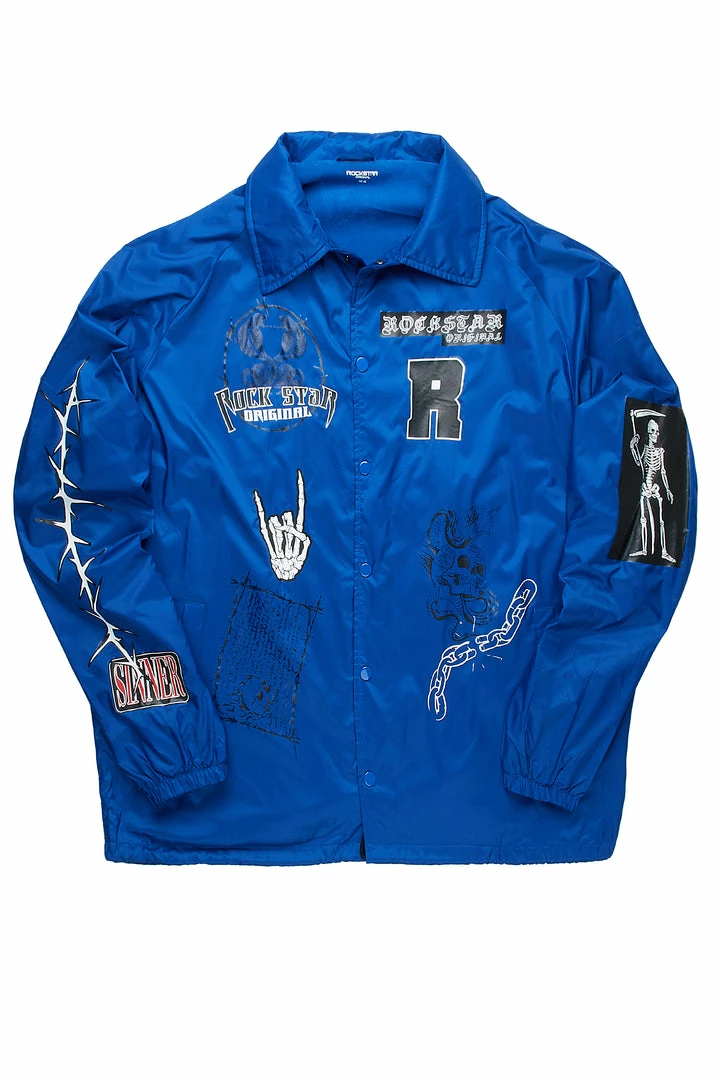 Discount ⭐ MENS JACKETS SYMBA NYLON JACKET-ROYAL BLUE 😀 4 MENS JACKETS SYMBA NYLON JACKET-ROYAL BLUE