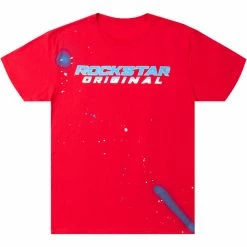 MENS TEES Tops SABLE PRINTED T-SHIRT-RED