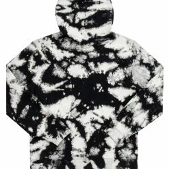 MENS HOODIES & SWEATSHIRTS SAGE PRINTED HOODIE-BLACK