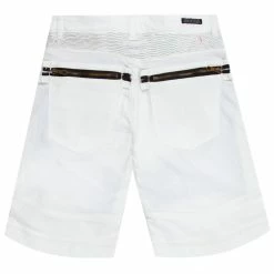 BOYS SHORTS KIDS ROYS BIKER SHORTS - WHITE New Arrivals