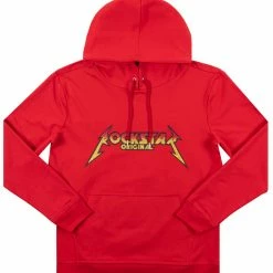 MENS HOODIES & SWEATSHIRTS Slick Crystal Hoodie (Red) Tops