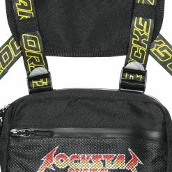 MENS ACCESSORIES SLICK CHEST BAG-BLACK