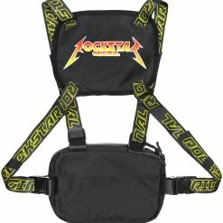 MENS ACCESSORIES SLICK CHEST BAG-BLACK