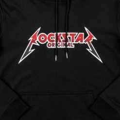MENS HOODIES & SWEATSHIRTS Slick Crystal Hoodie (Black) Tops