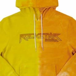 MENS HOODIES & SWEATSHIRTS STRAUD TIE DYE HOODIE YELLOW Tops