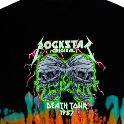 MENS TEES TECCA PRINTED T-SHIRT-BLACK