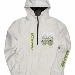 MENS JACKETS TECCA WINDBREAKER-GREY Jackets & Outerwear