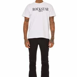 MENS JEANS Denim TOOSI STACKED FLARE JEAN-BLACK