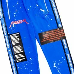 MENS TRACK SETS EVERETT DENIM JACKET/TRACKPANT SET-BLUE