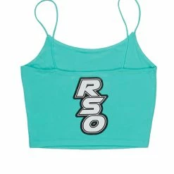 WOMENS TOPS Best Seller TRIPPY CROP TEE-MINT