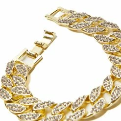 MENS ACCESSORIES TYRELL CHAIN BRACELET-GOLD