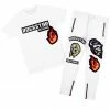 MENS TRACK SETS TATUM T-SHIRT TRACK SET- WHT