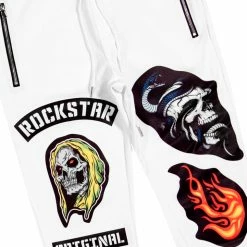 MENS TRACK SETS TATUM T-SHIRT TRACK SET- WHT