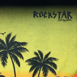 MENS HOODIES & SWEATSHIRTS TOVI OMBRE CREWNECK- BLACK/YELLOW Tops