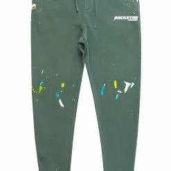 MENS PANTS Track Sets TYRO DISTRESS PAINTER JOGGER- ALPINE