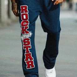 MENS TRACK SETS SEPTIMUS FLARE TRACK PANT SET-WHITE