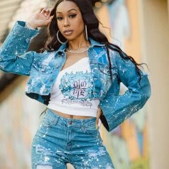 WOMENS DRESSES TRUE ICON DENIM SET-MED. WASH