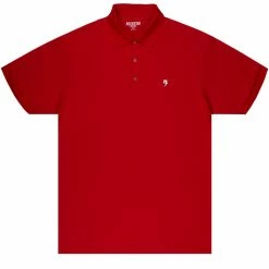 MENS KNITS Tops VEDRA POLO T-SHIRT-RED