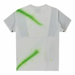 MENS TEES Tops VERTIGO GRAPHIC T-SHIRT-WHITE/GREEN