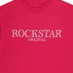 MENS TEES Tops VICARIO GRAPHIC T-SHIRT-NEON PINK