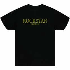 MENS TEES VICARIO GRAPHIC T-SHIRT-BLACK/YELLOW Tops