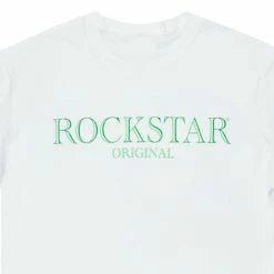 MENS TEES VICARIO GRAPHIC T-SHIRT-WHITE/GREEN