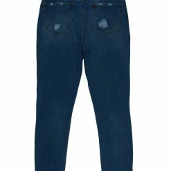 WOMENS JEANS VIVI SKINNY JEAN-MED. WASH Best Seller