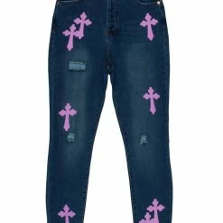 WOMENS JEANS VIVI SKINNY JEAN-MED. WASH Best Seller