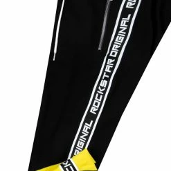 MENS TRACK SETS VAUGHN HOODIE TRACK SET-BLACK/YELLOW
