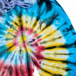 MENS SHORT SETS Track Sets VONHAM TIE DYE SHORT SET- BLK MULTI