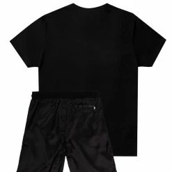 MENS SHORT SETS WAGE SHORT SET-BLACK