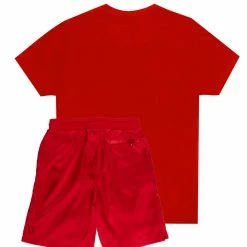 MENS SHORT SETS WAGE SHORT SET-RED Track Sets