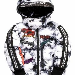 BOYS OUTERWEAR KIDS GIOVAN JACKET-BLK/WHT