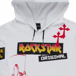 MENS HOODIES & SWEATSHIRTS WILLARD GRAPHIC HOODIE-WHITE