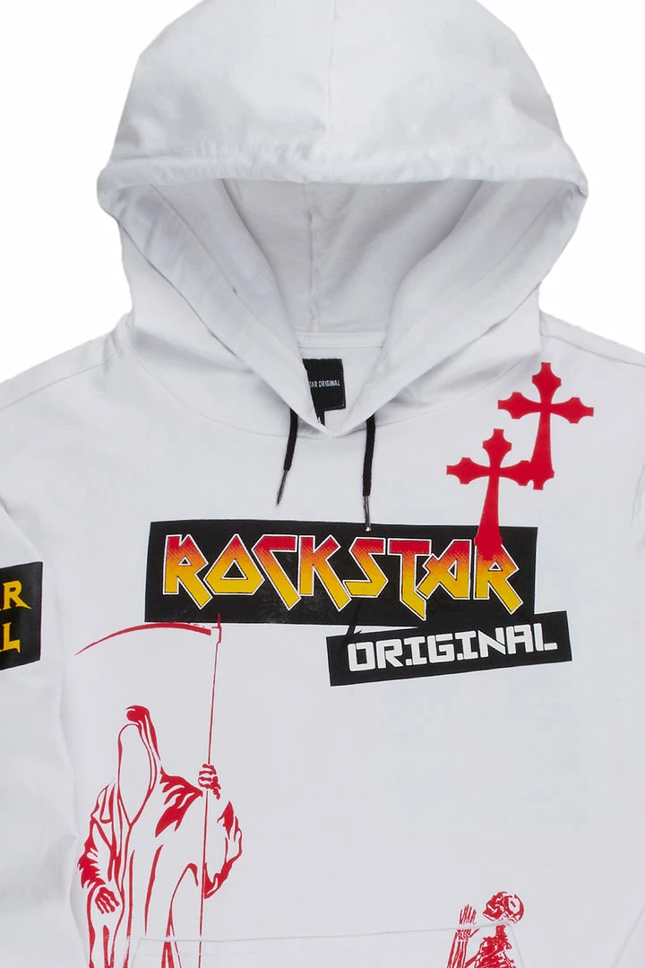 Hot Sale 👍 MENS HOODIES & SWEATSHIRTS WILLARD GRAPHIC HOODIE-WHITE ✨ 2 MENS HOODIES & SWEATSHIRTS WILLARD GRAPHIC HOODIE-WHITE