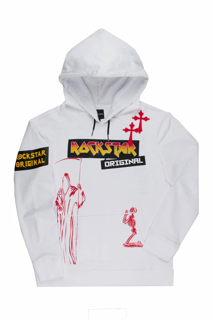 Hot Sale 👍 MENS HOODIES & SWEATSHIRTS WILLARD GRAPHIC HOODIE-WHITE ✨ 1 MENS HOODIES & SWEATSHIRTS WILLARD GRAPHIC HOODIE-WHITE