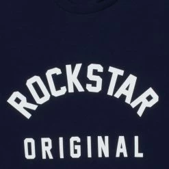 MENS TEES WREX GRAPHIC T-SHIRT-NAVY Tops