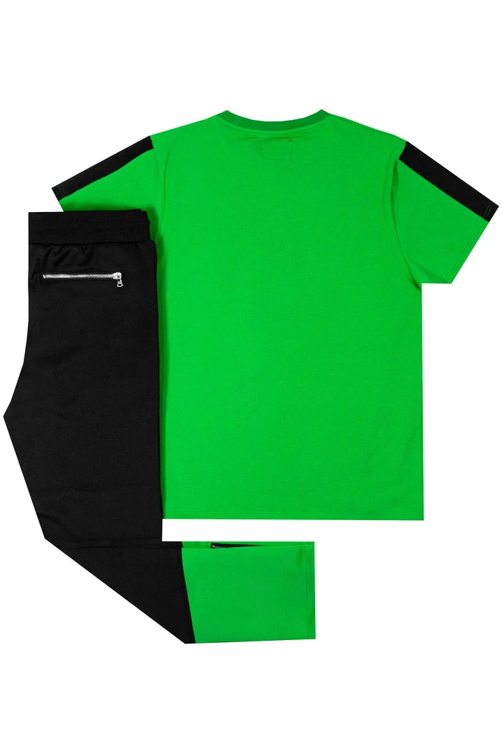 Hot Sale 🔔 BOYS TRACK SETS KIDS WADE T-SHIRT TRACK SET- GREEN New Arrivals 🥰 6 BOYS TRACK SETS KIDS WADE T-SHIRT TRACK SET- GREEN New Arrivals