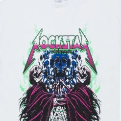 MENS TEES XENNON PRINTED T-SHIRT-WHITE