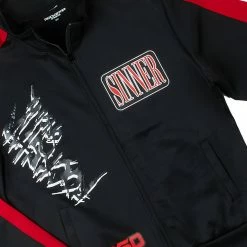 MENS TRACK SETS ZALEN GRAPHIC TRACK SET-BLACK/RED