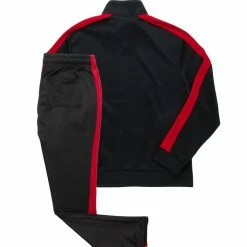 Best Sale 🔔 MENS TRACK SETS ZALEN GRAPHIC TRACK SET-BLACK/RED ✨ 7 MENS TRACK SETS ZALEN GRAPHIC TRACK SET-BLACK/RED