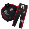MENS TRACK SETS ZALEN GRAPHIC TRACK SET-BLACK/RED